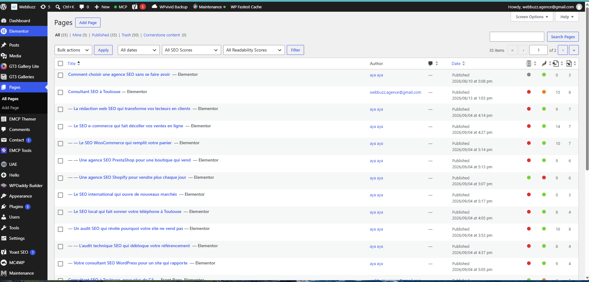 Optimisation SEO d'un site WordPress : thème, extensions et réglages
